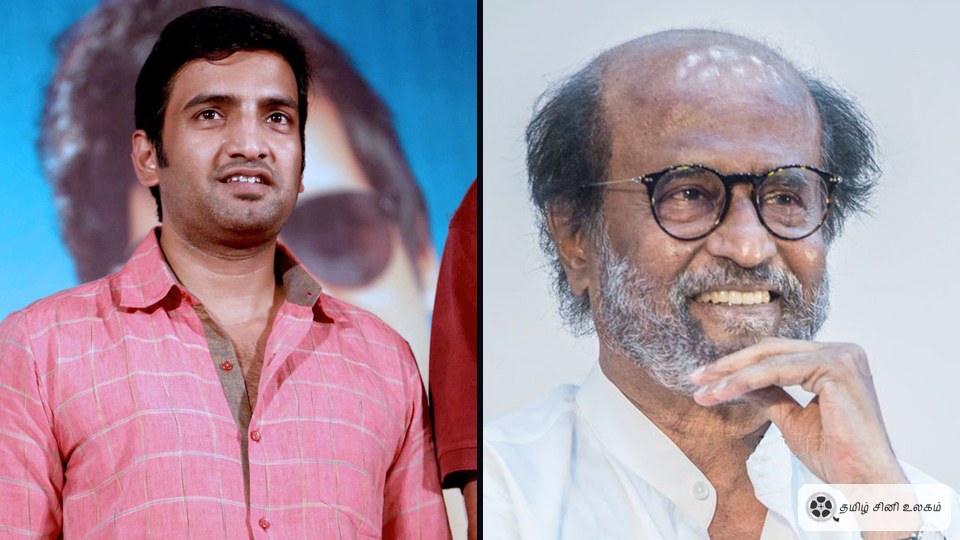 அதிசய பிறவி முதல் பார்வை — நடிகர் சந்தானம் மற்றும் 1990 ‘அதிசய பிறவி’ நாயகன் ரஜினிகாந்த் (கோப்புப் படங்கள்)