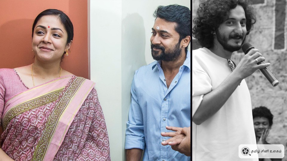 சீன் துபாய் விழா — தயாரிப்பாளர்கள் ஜோதிகா, சூர்யா (2018 கோப்புப் படம்) மற்றும் இசையமைப்பாளர் சுஷின் ஷ்யாம் (2022 கோப்புப் படம்)